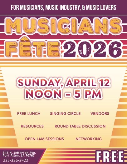 Musicians fete newsflash 2026