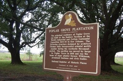 Poplar Grove Plantation Marker